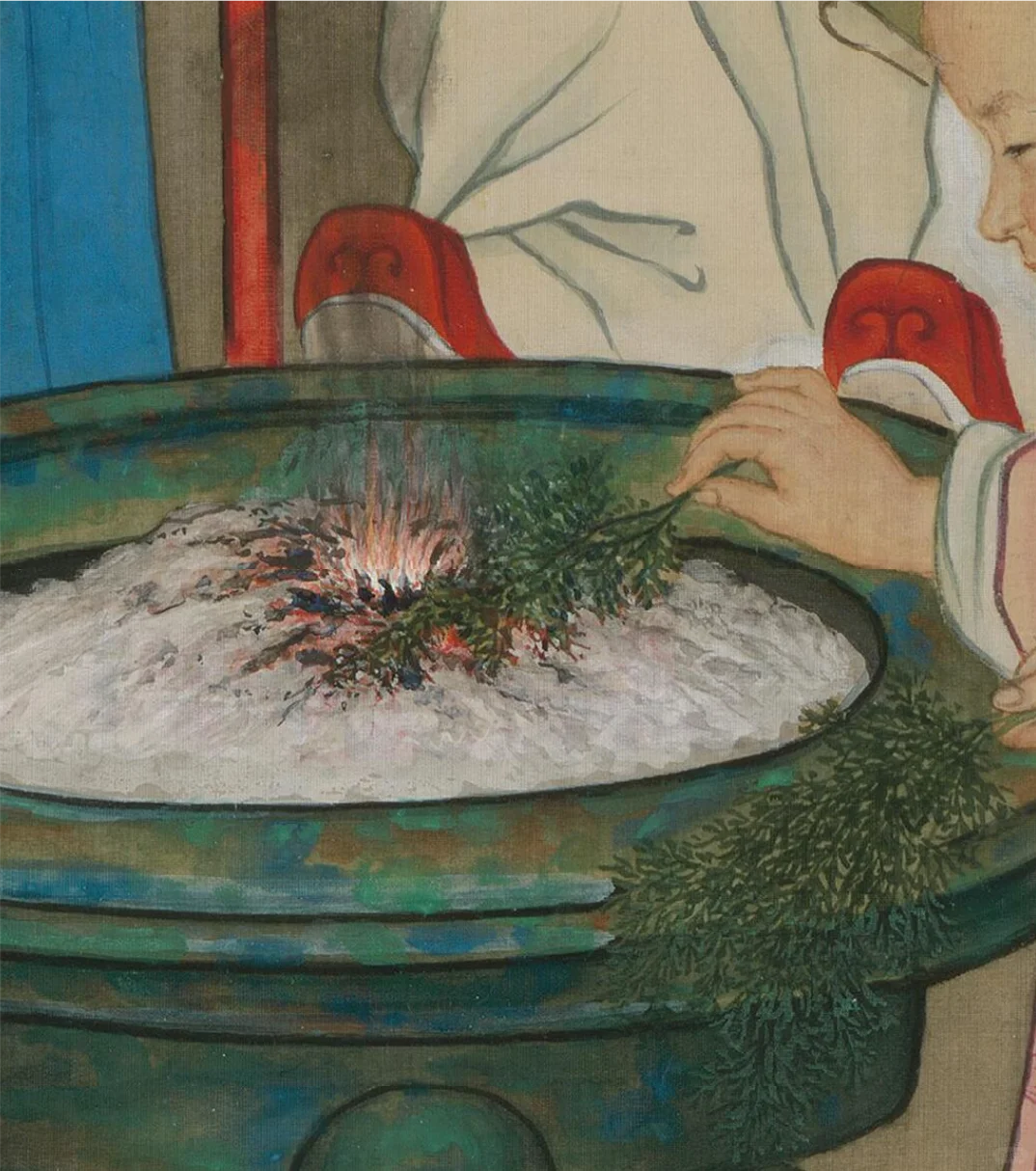 乾隆帝与皇子们迎新年啦?
