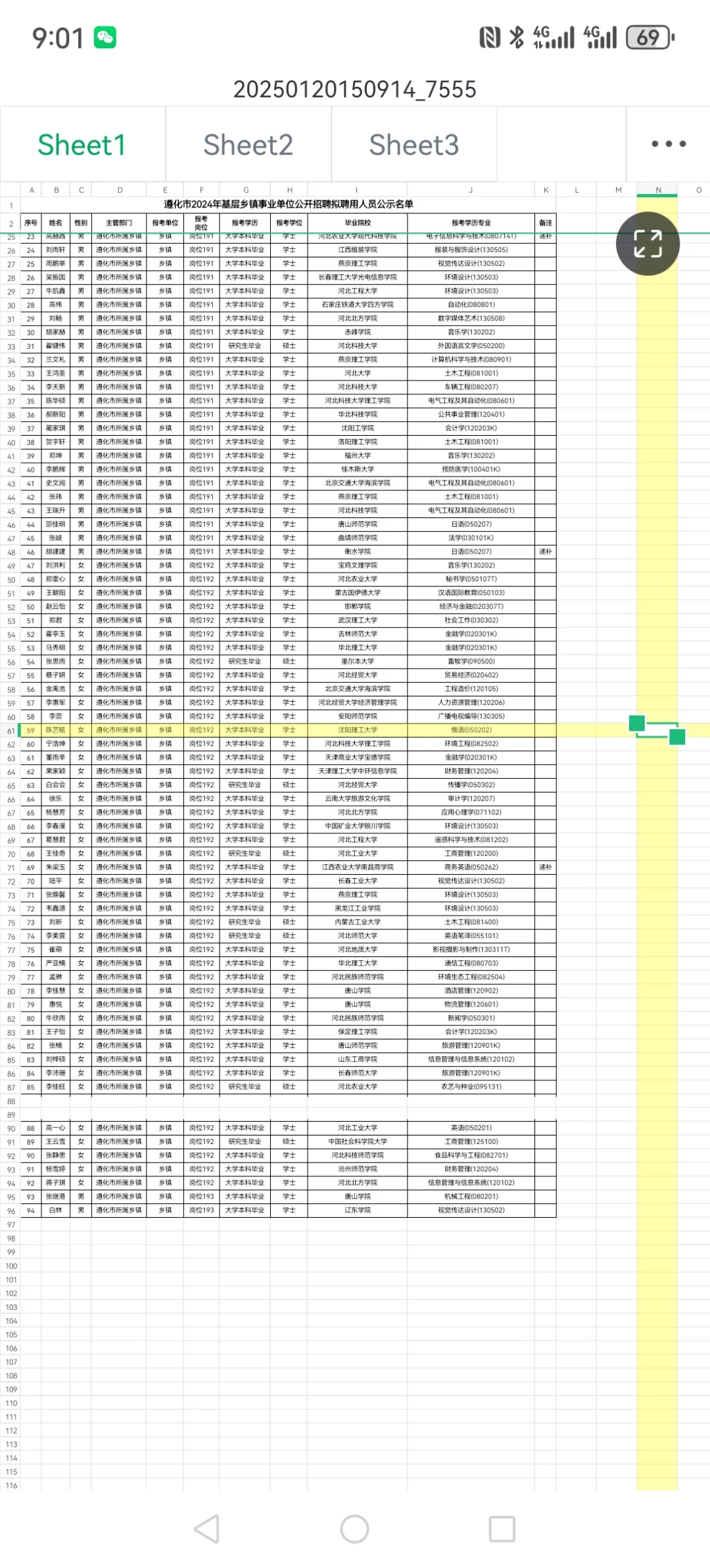 遵化市2024年基层乡镇事业单位公开招聘拟聘