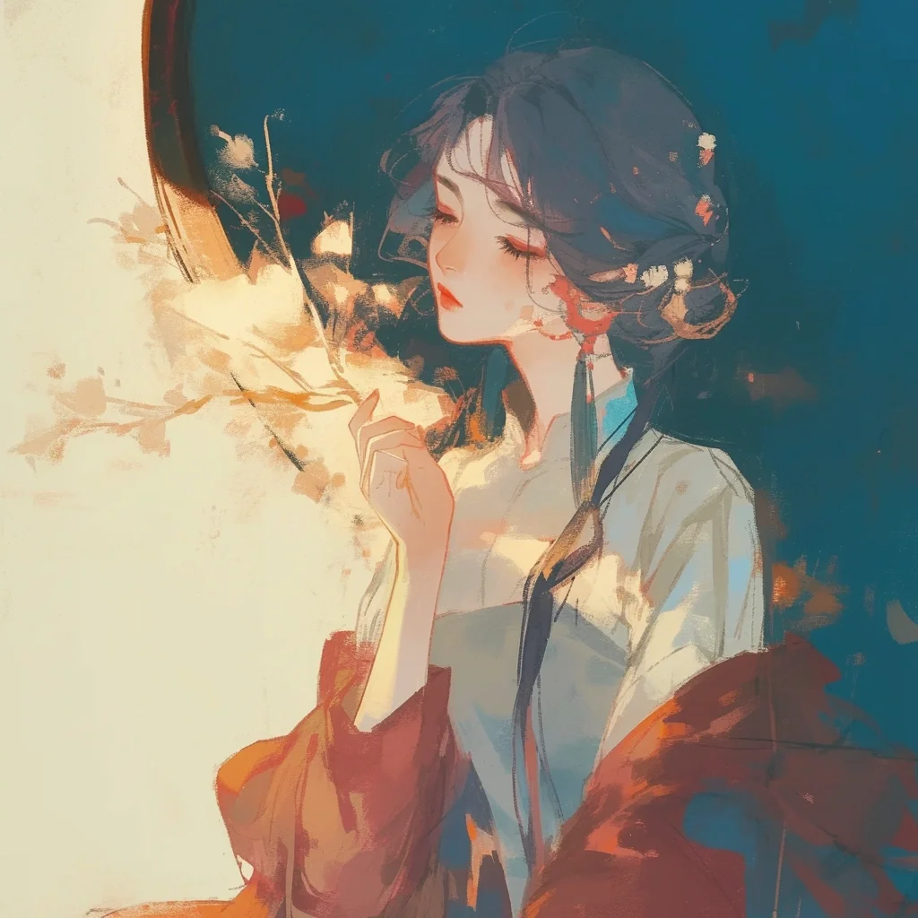 女生头像｜羽
