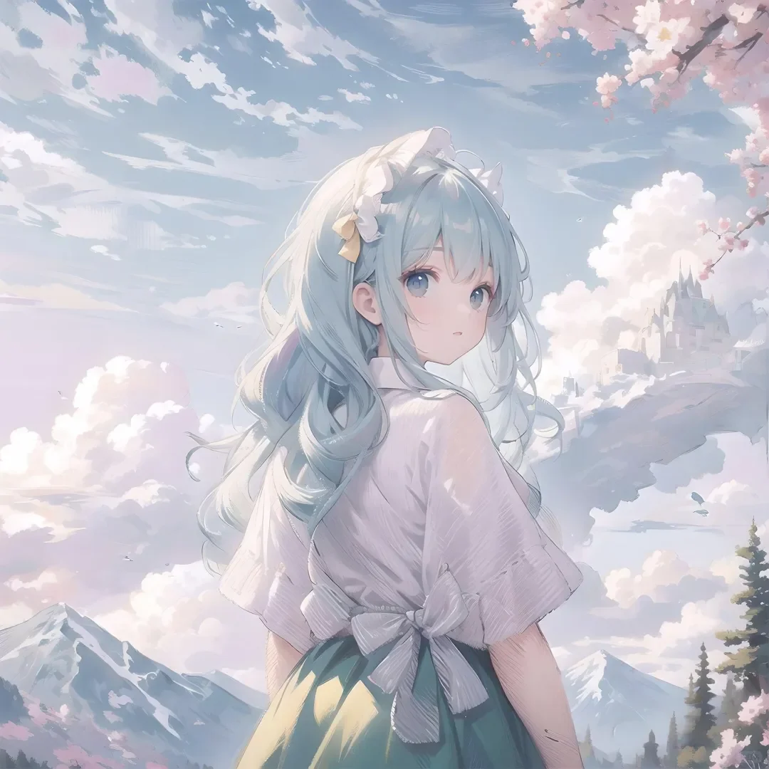 绝美白色头像