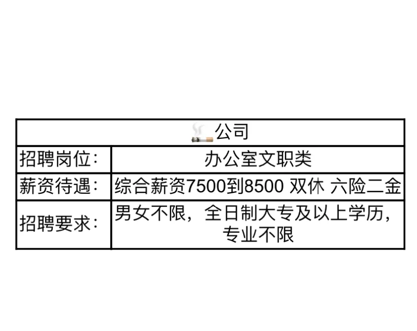 ?公司急招