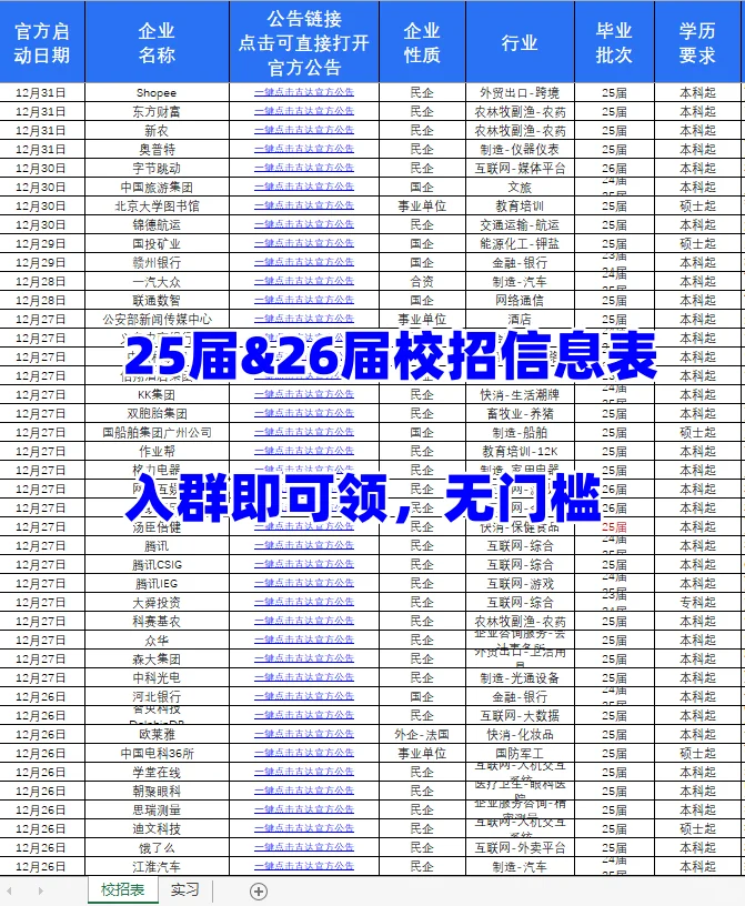 留学生校招时间 源乐晟2025春招校园招 聘