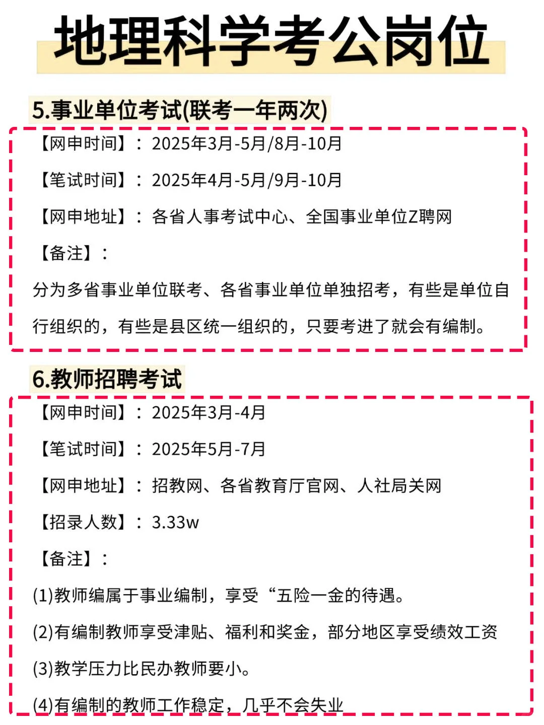 地理科学考公简直是王炸啊！