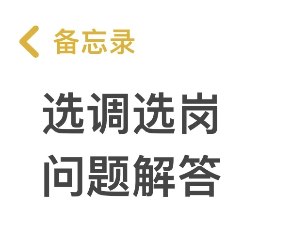 今天来聊聊选调选岗和薪资待遇