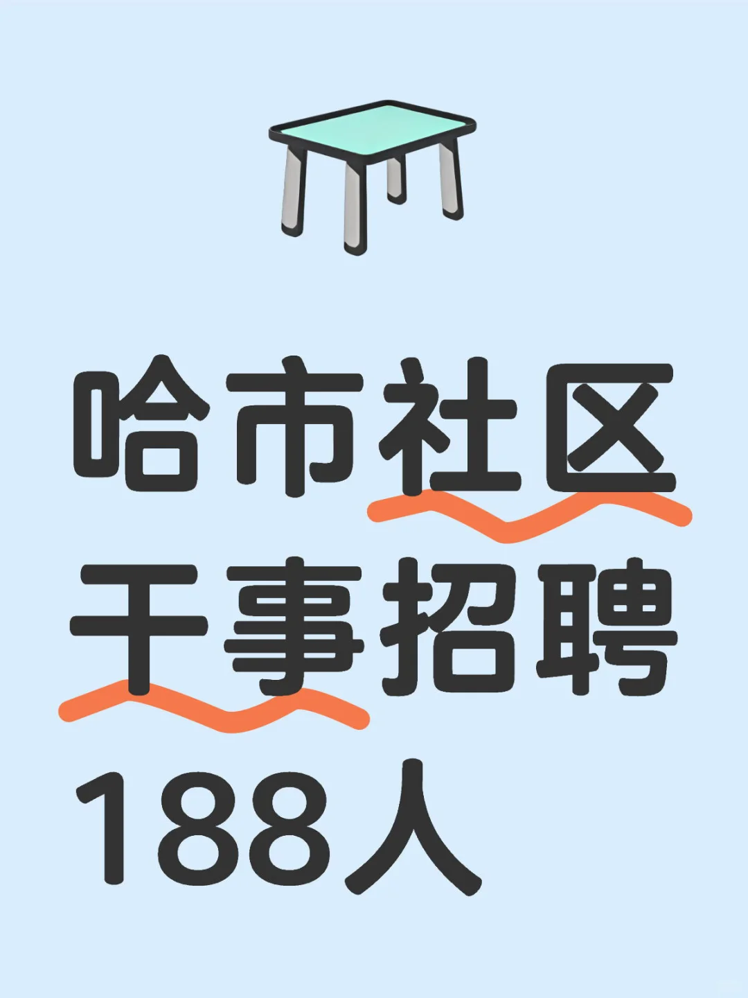 哈市社区干事招聘188人