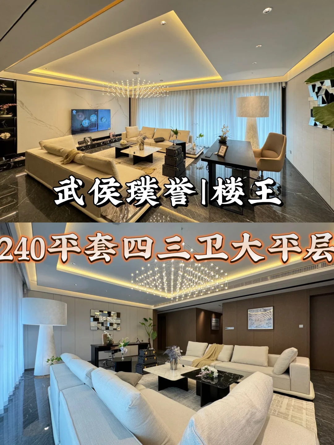 武侯璞誉｜240平套四三卫大平层｜楼王