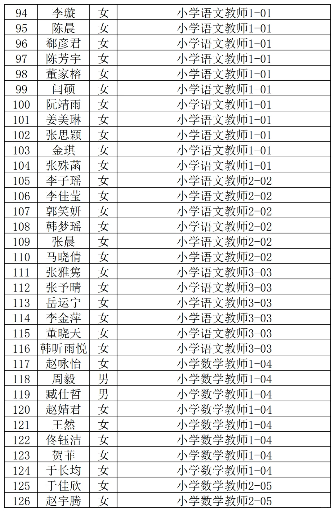 24年天津河北区教招拟聘通知公示