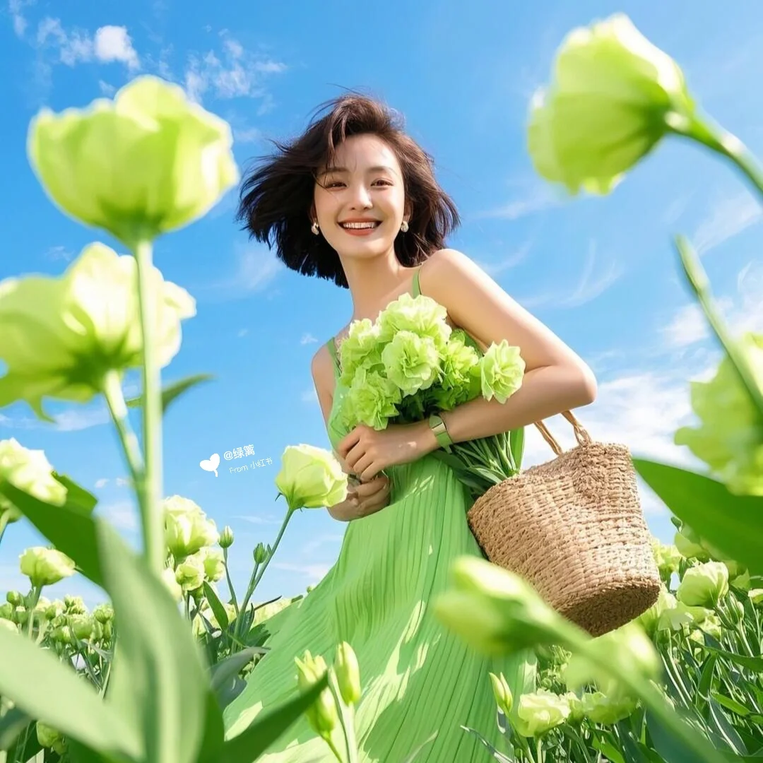绿色充能女头