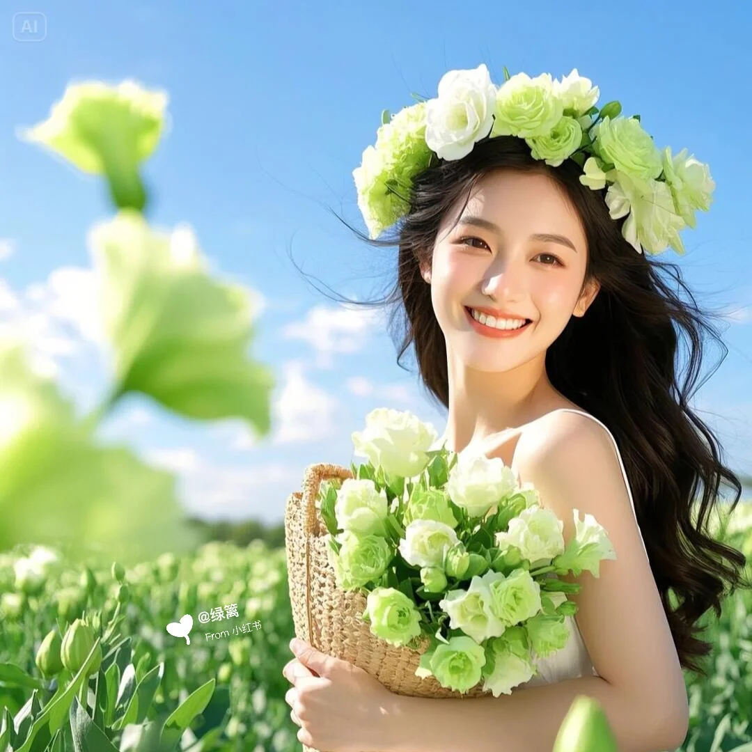绿色充能女头