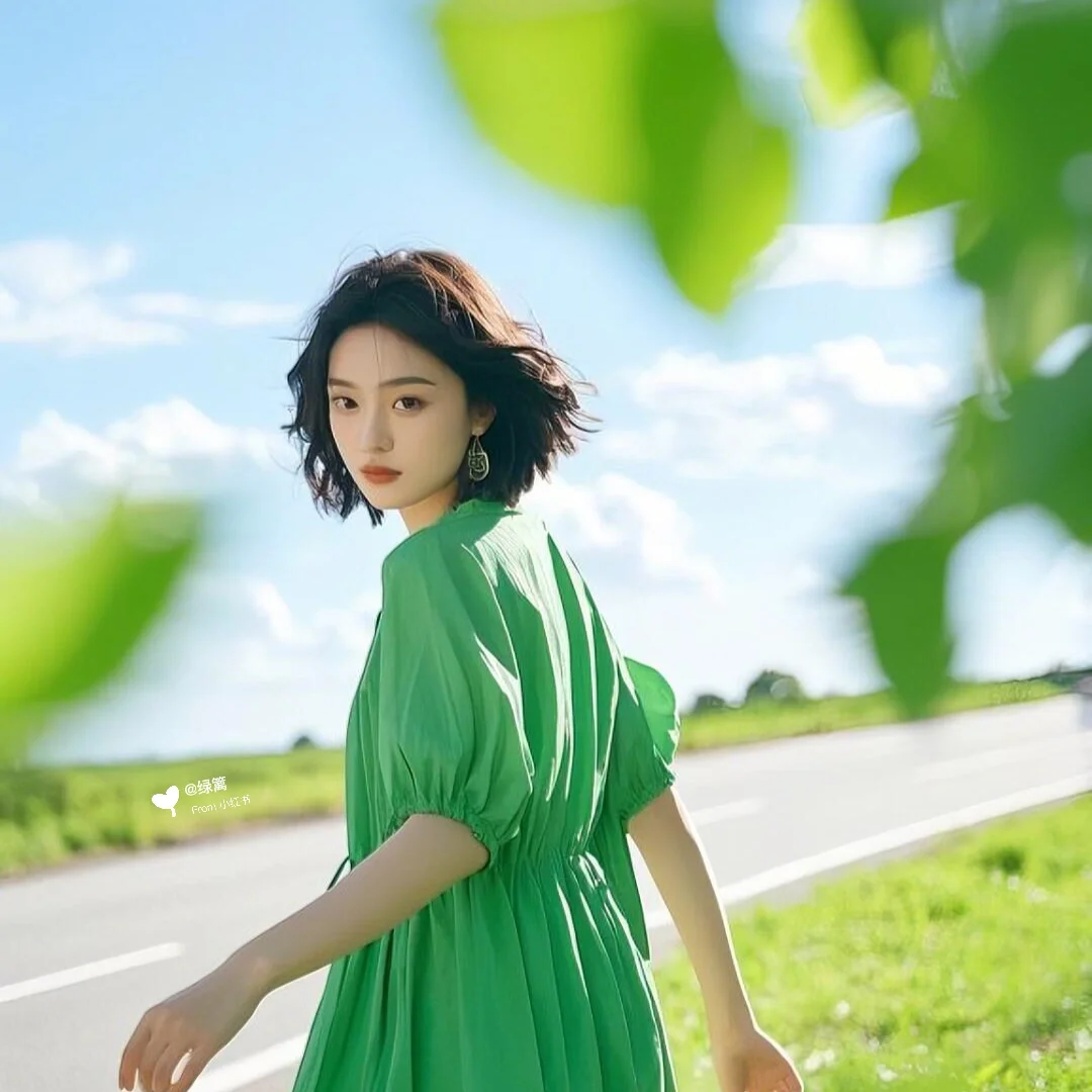 绿色充能女头
