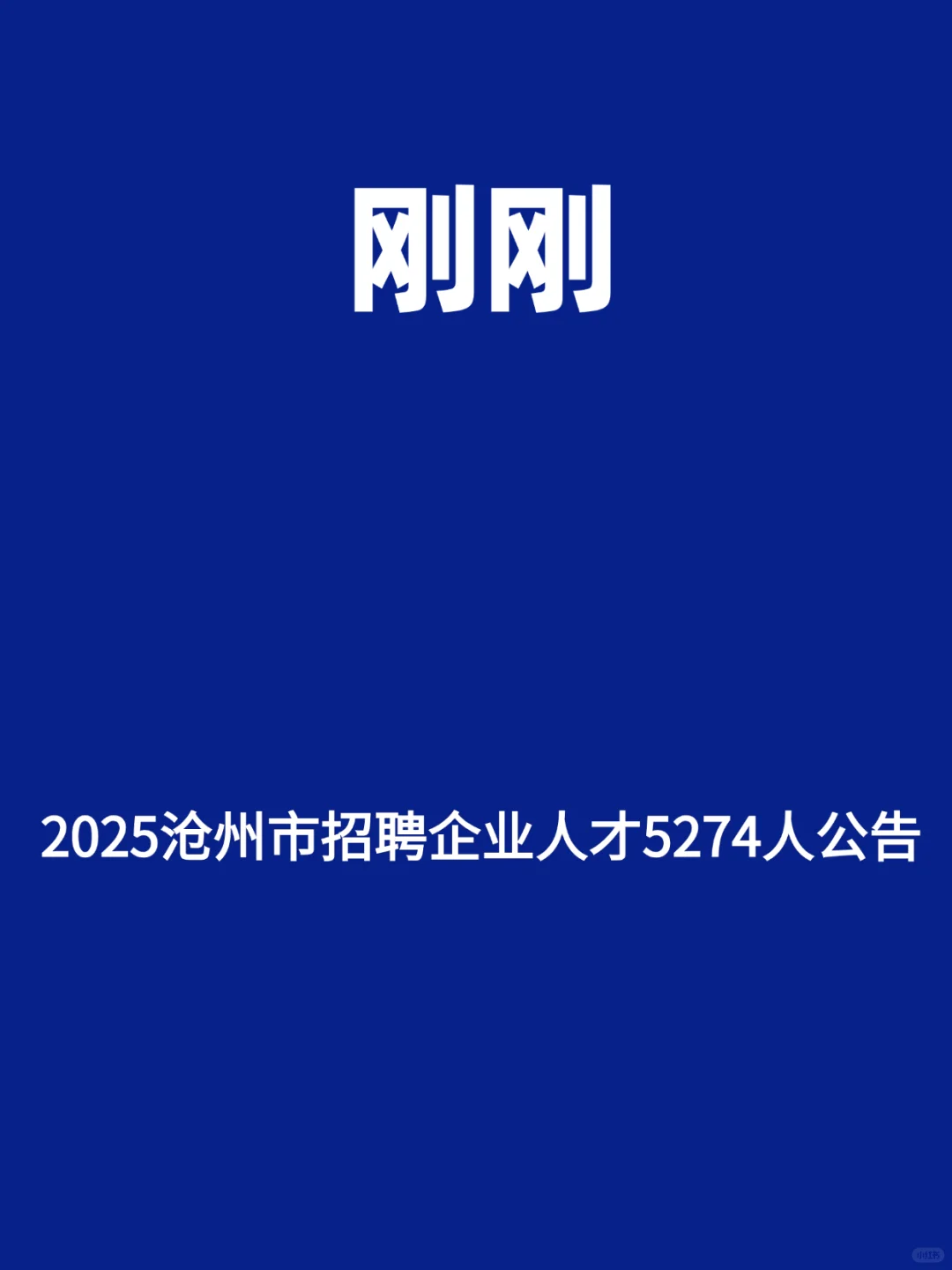 2025沧州市招聘企业人才5274人公告