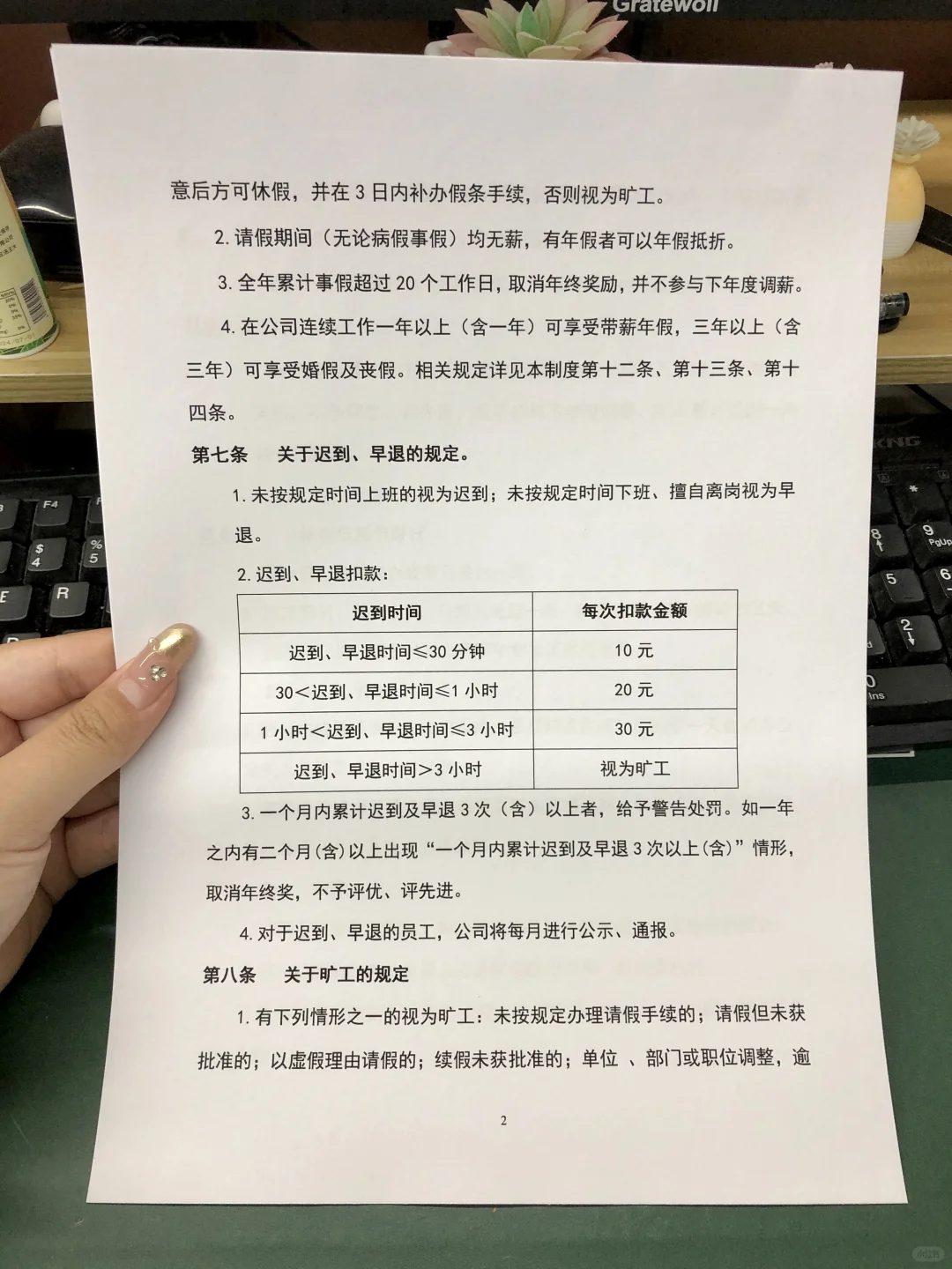 小企业用这套考勤管理制度就可以了?