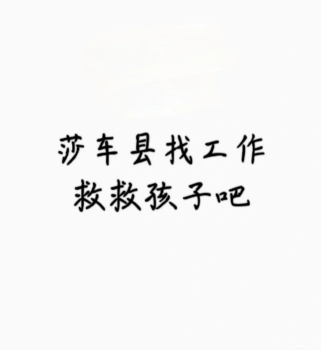 莎车县找工作