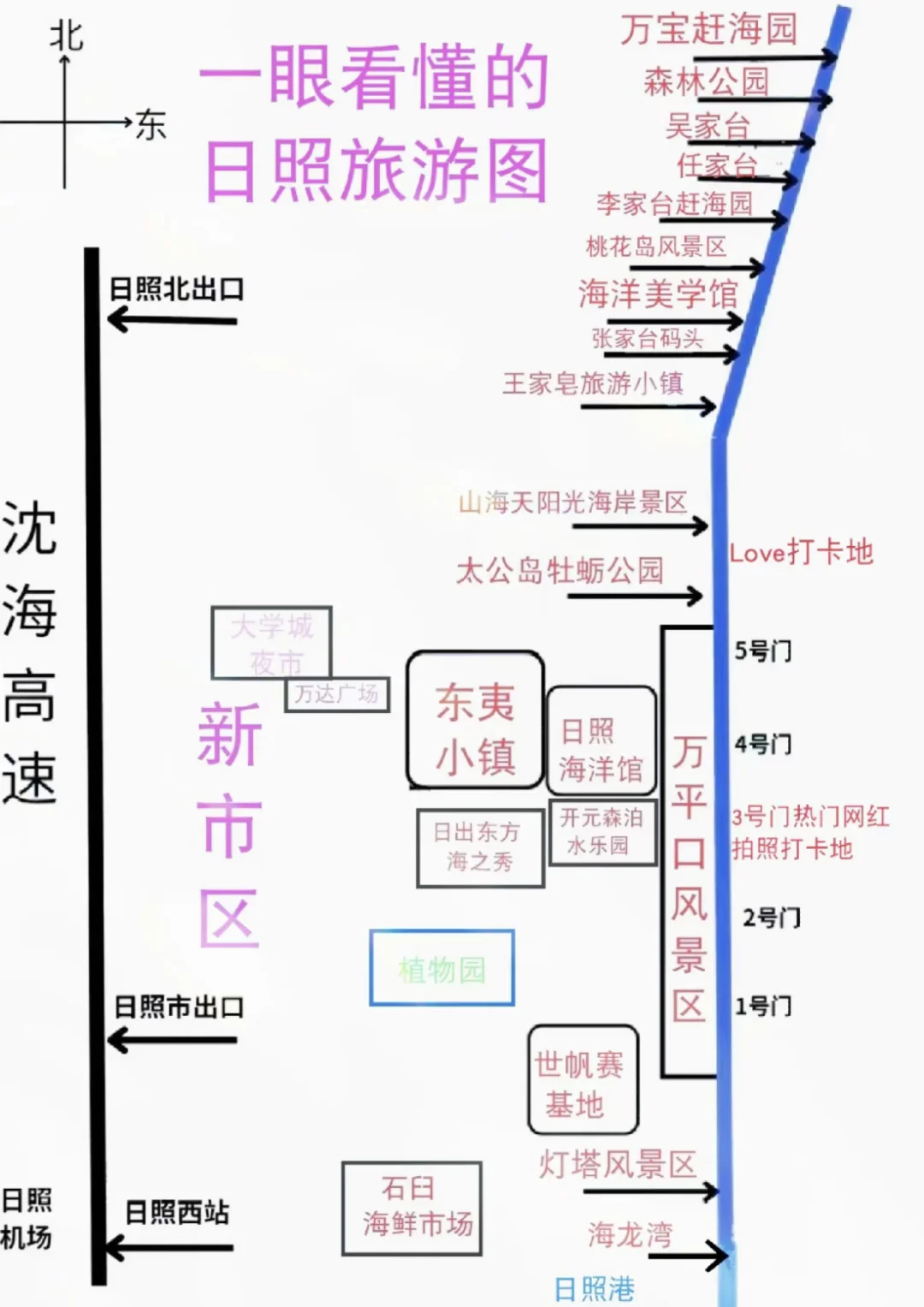 海滨小城 日照 旅游攻略