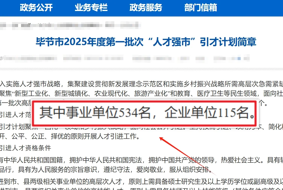 2025毕节市人才引进600+人！大专可报！