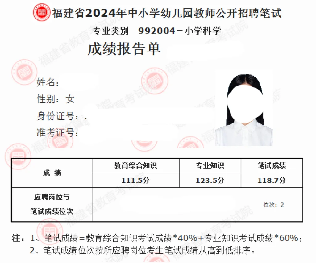 福建教招小学科学123.5我是怎么备考的