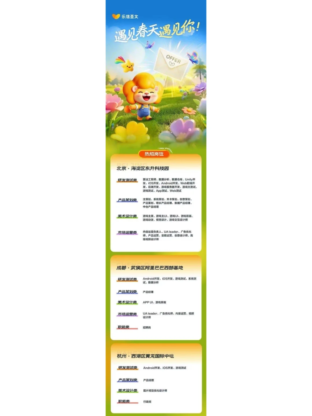 3月份游戏岗位热招汇总（二）