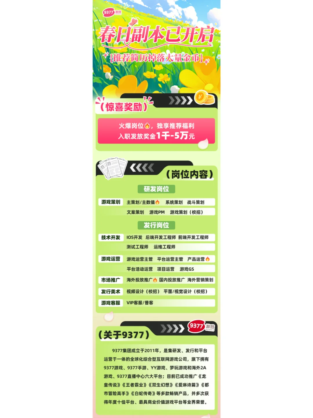 3月份游戏岗位热招汇总（二）