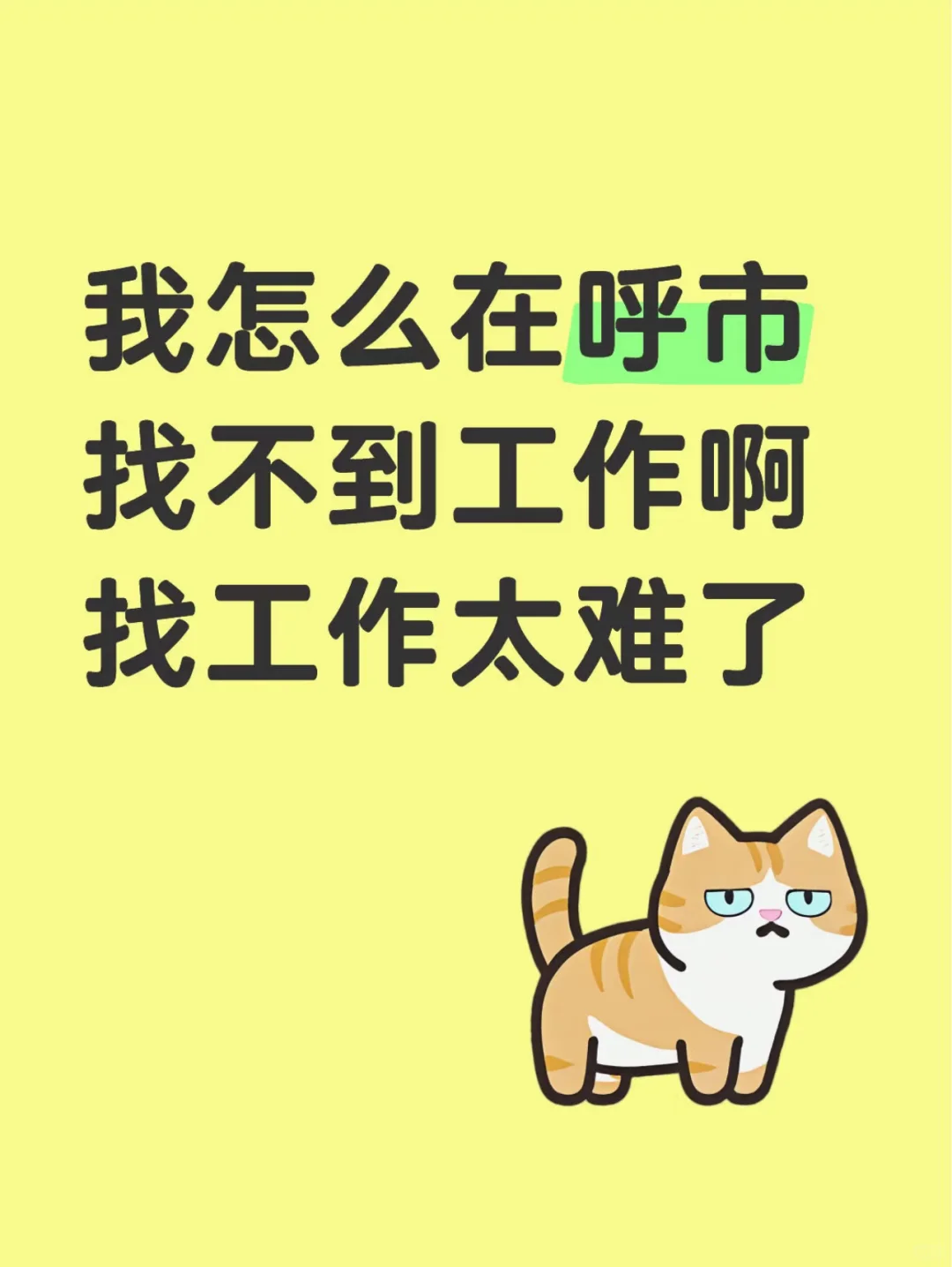 呼市找工作能不能别太离谱