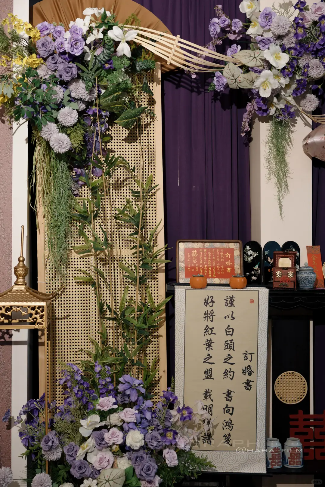 ?紫韵倾心｜订婚宴的绝美紫色宇宙?