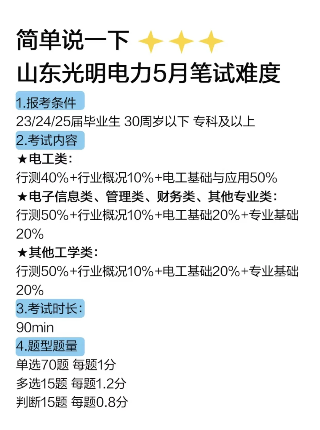 山东光明电力招考重磅消息！速进！