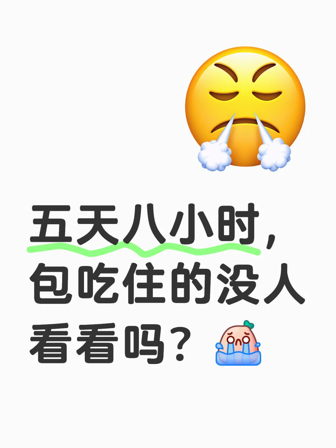 五天八小时，包吃住的没人看看吗？