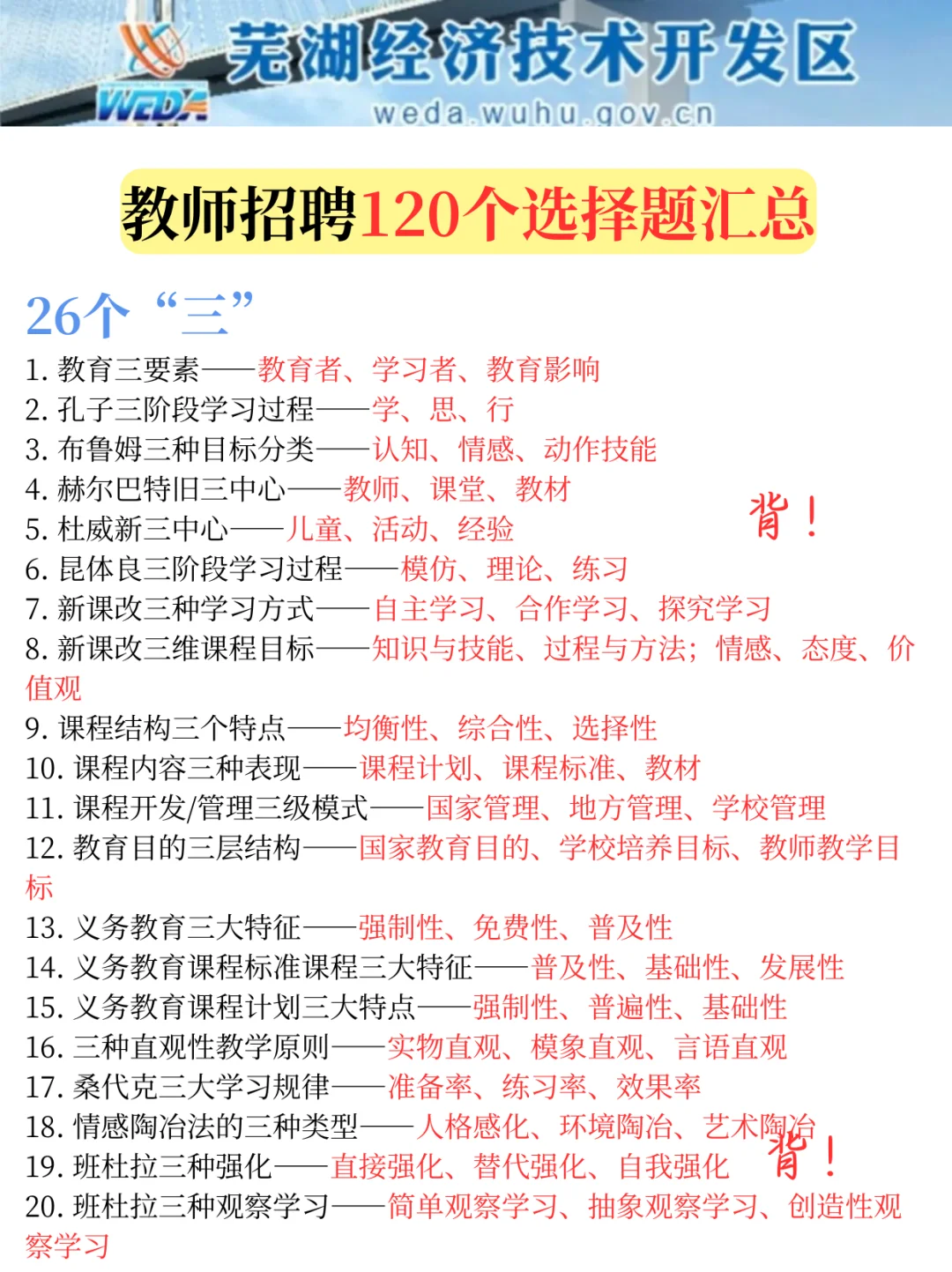 芜湖经开区教师招聘，从4.29少走弯路……?