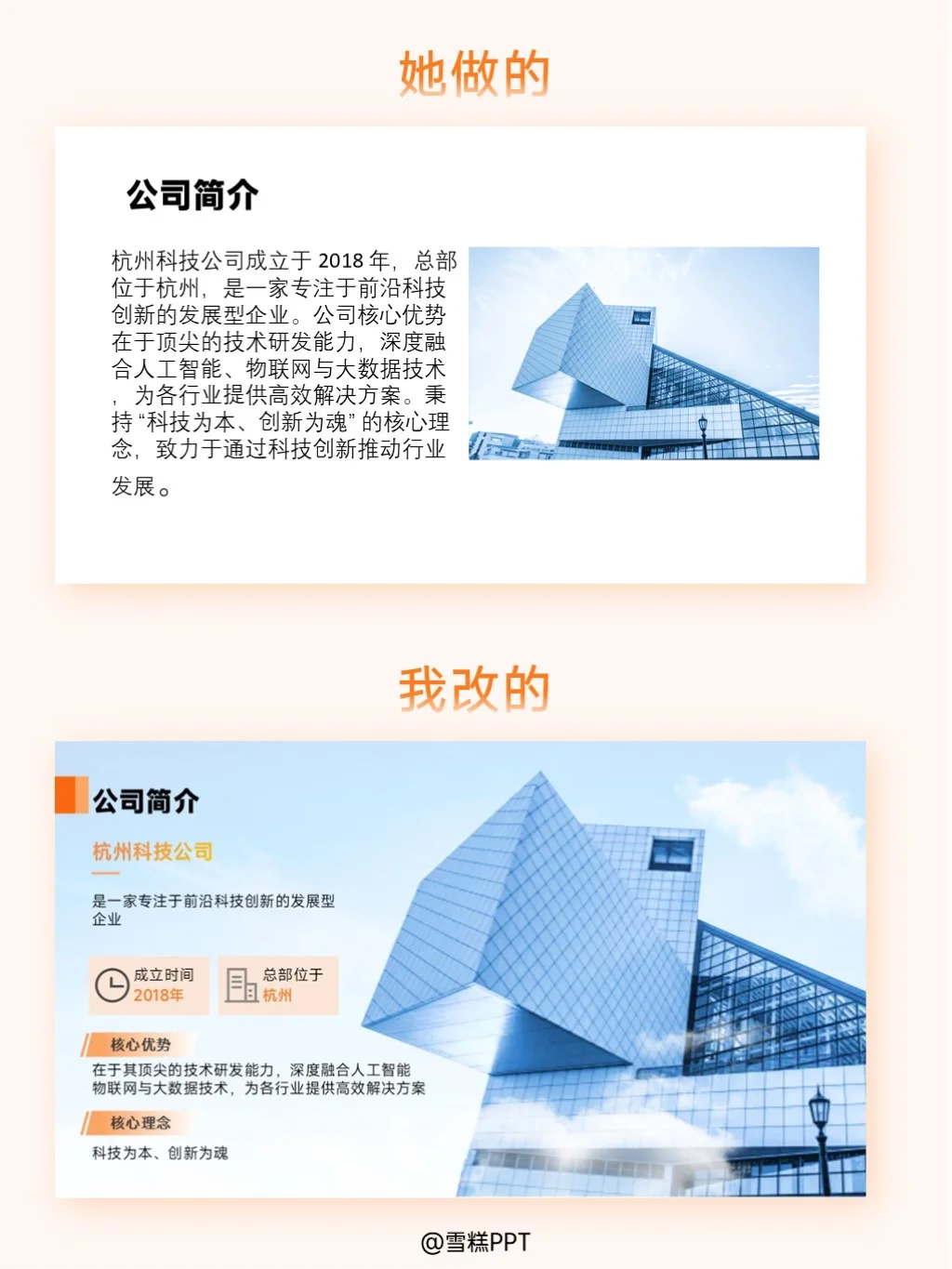 PPT爆改教程｜1分钟学会超吸睛公司简介页