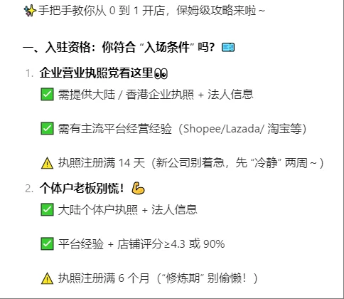 ?TK 跨境电商 | 东南亚地区开店全流程✨