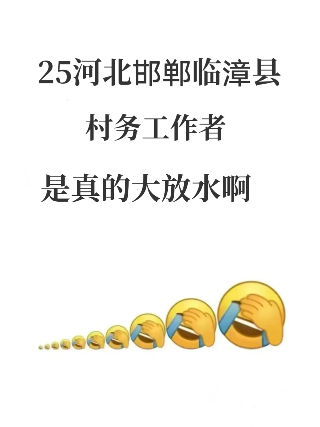 河北邯郸临漳县村务工作者，来一帮一！