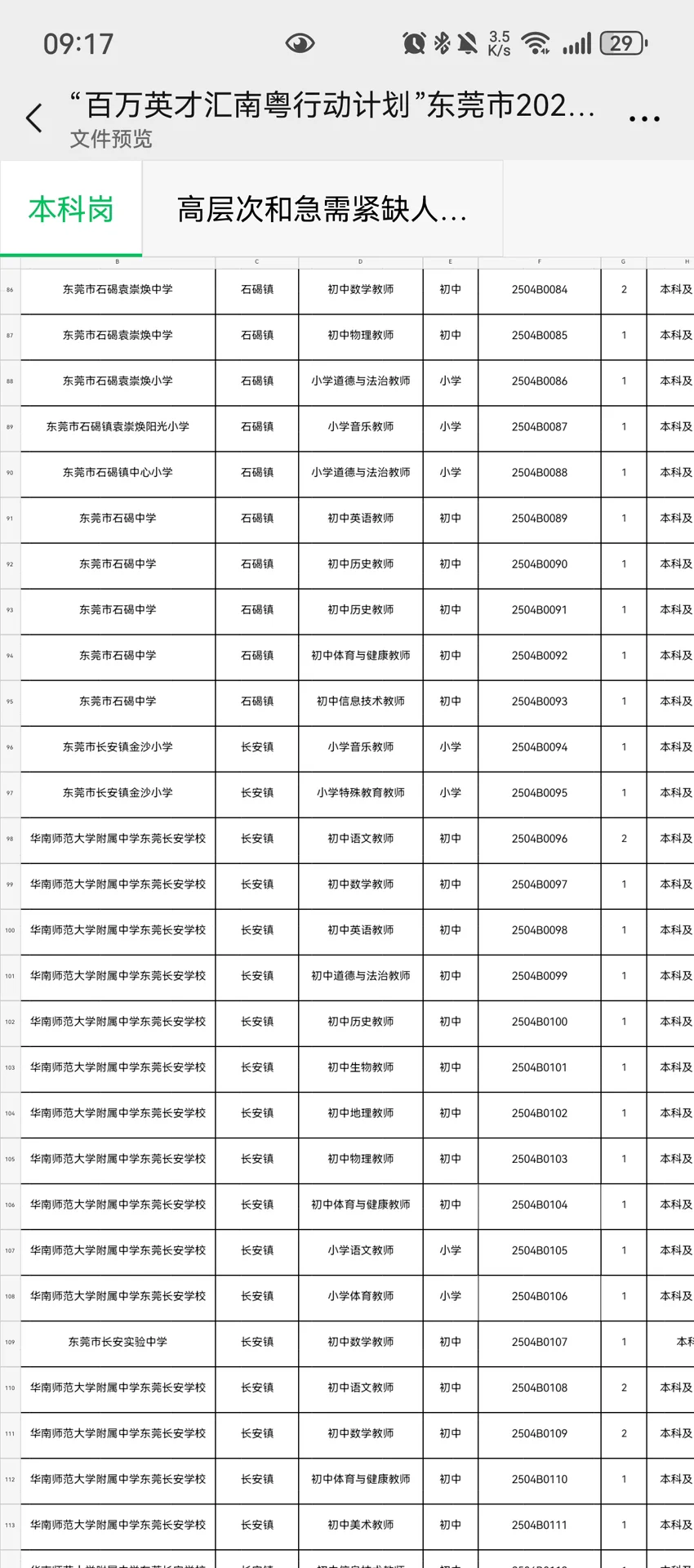 东莞2025年编制教师331人！广州场！