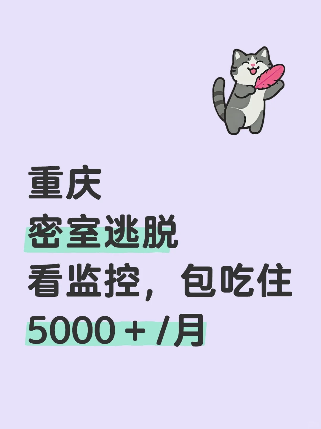 重庆宝藏工作！