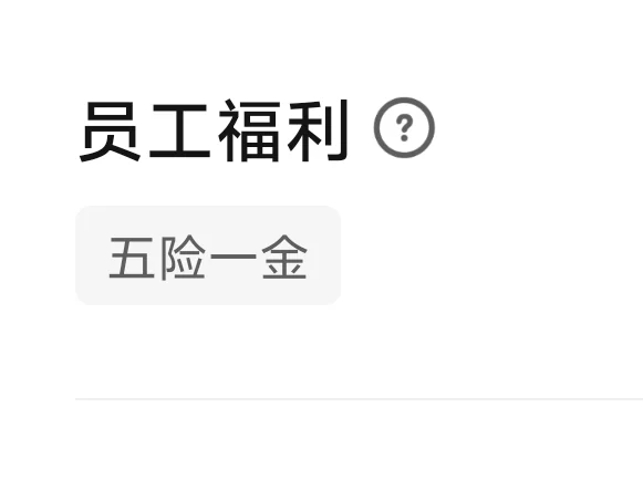 招聘软件上的员工福利