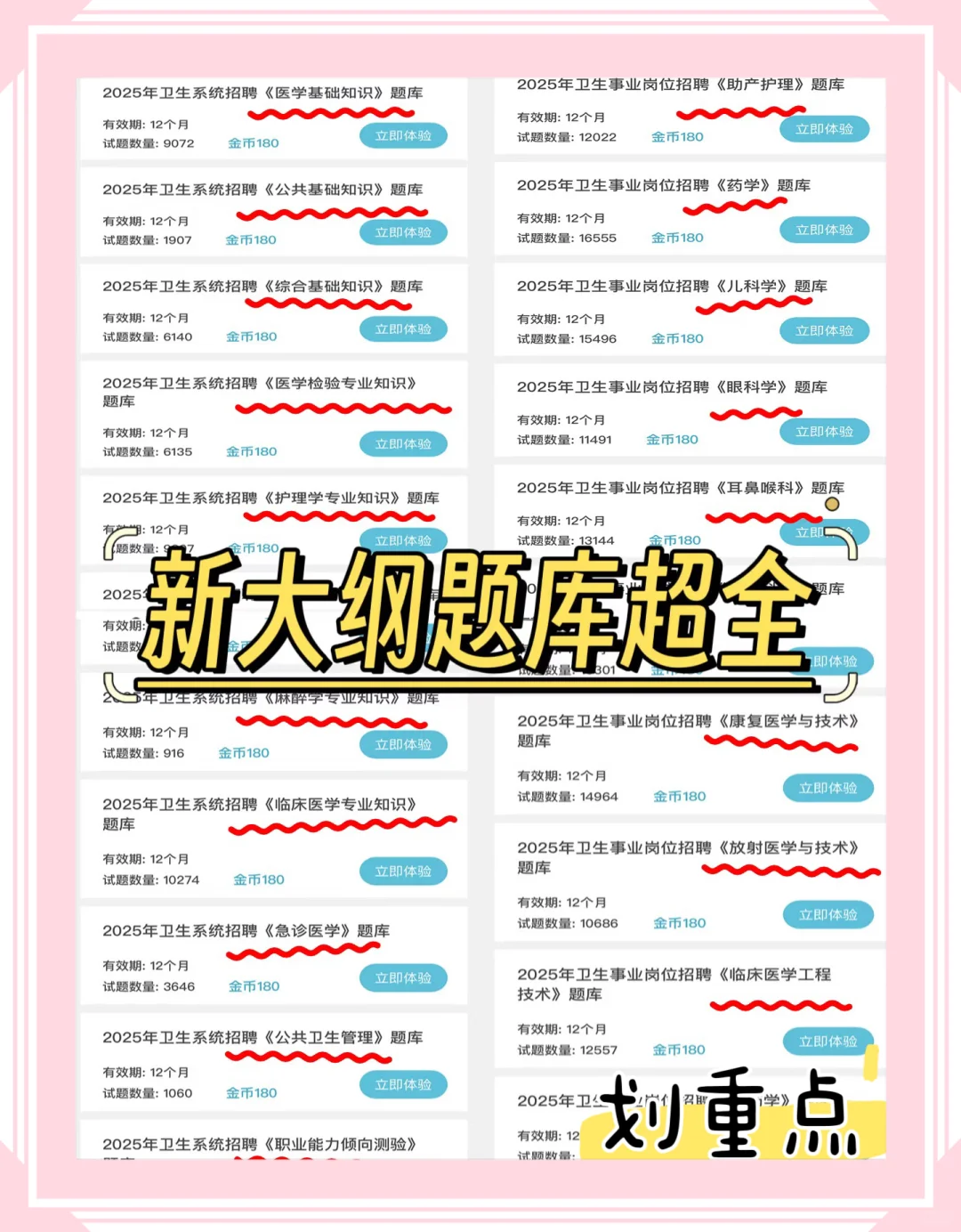 河北省人民医院考试的宝子，别裸考，熬夜背