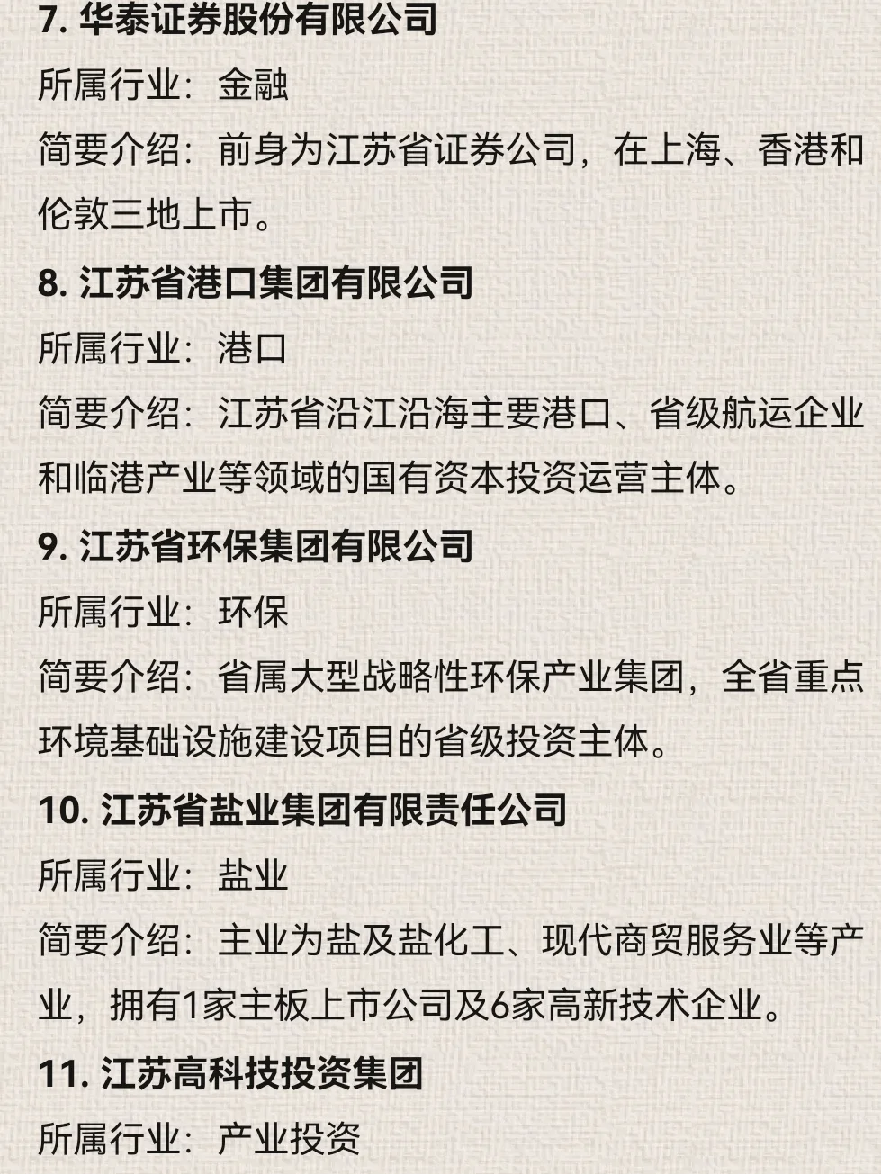 应届生一定要知道的国企—江苏篇