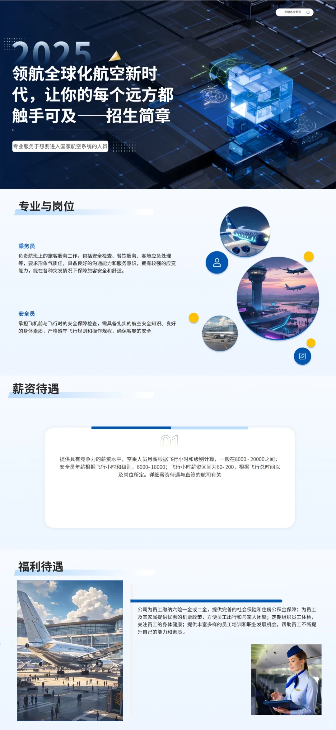 公司简章与部分岗位要求