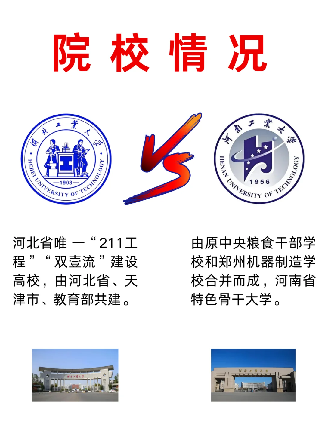 河北工业大学VS河南工业大学，你会怎么选❓