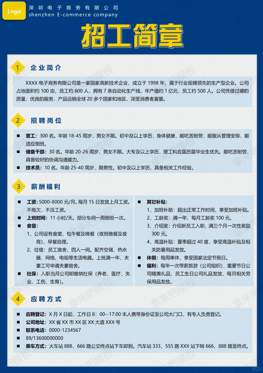 ?HR干货｜招聘广告万能模板来袭?