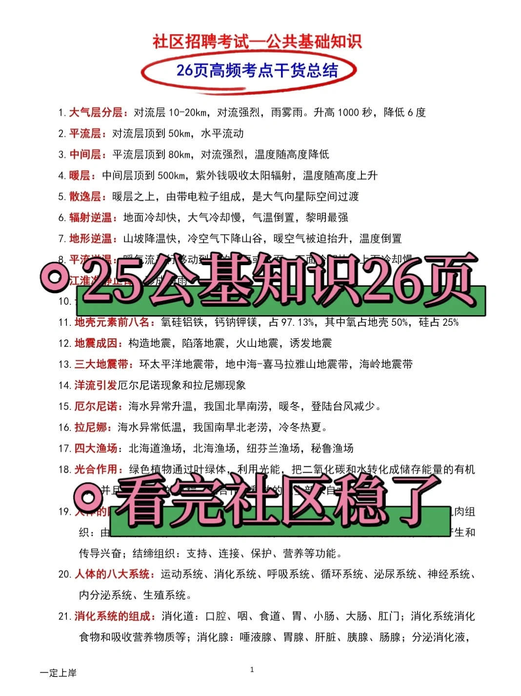 别裸考，厦门思明区社区工作者，6h背完够了