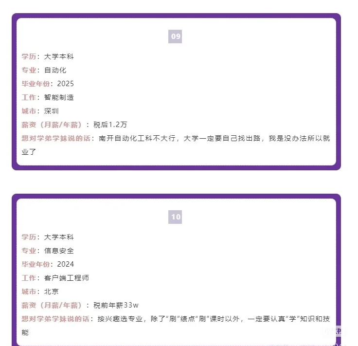 南开大学｜毕业生薪资调查