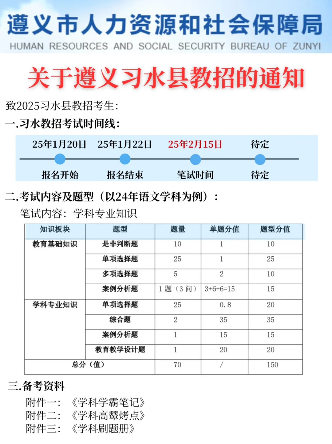 25遵义习水教招新通知，今年是最简单的一年
