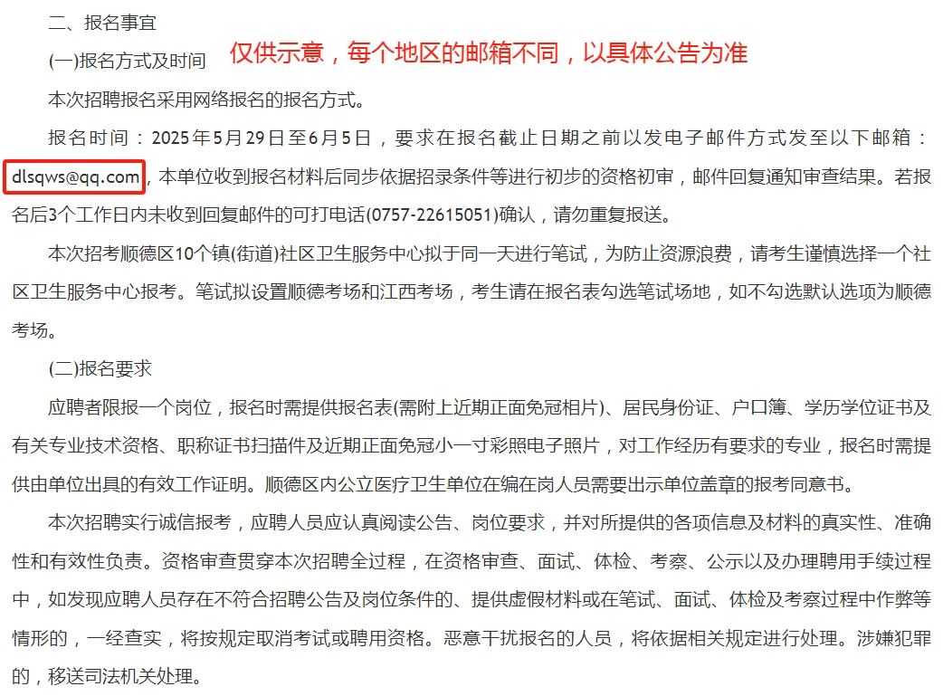 2025广东佛山顺德社区卫生服务中心招聘汇总