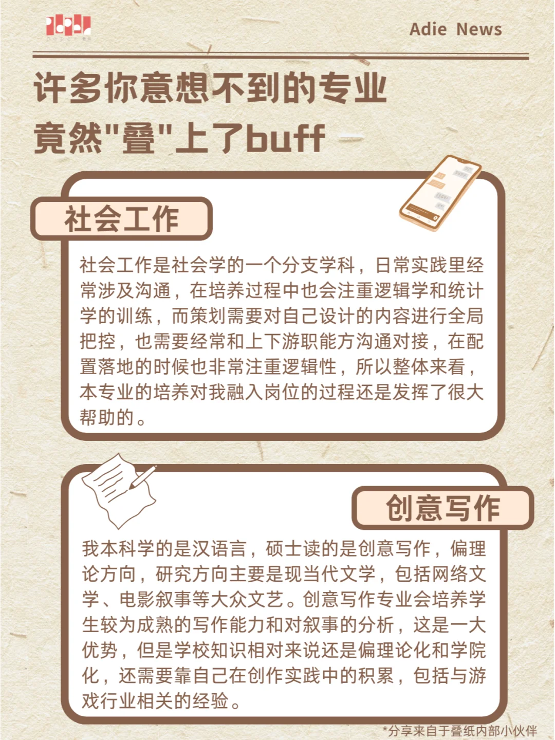 震惊！叠纸的任务策划竟然来自这些专业