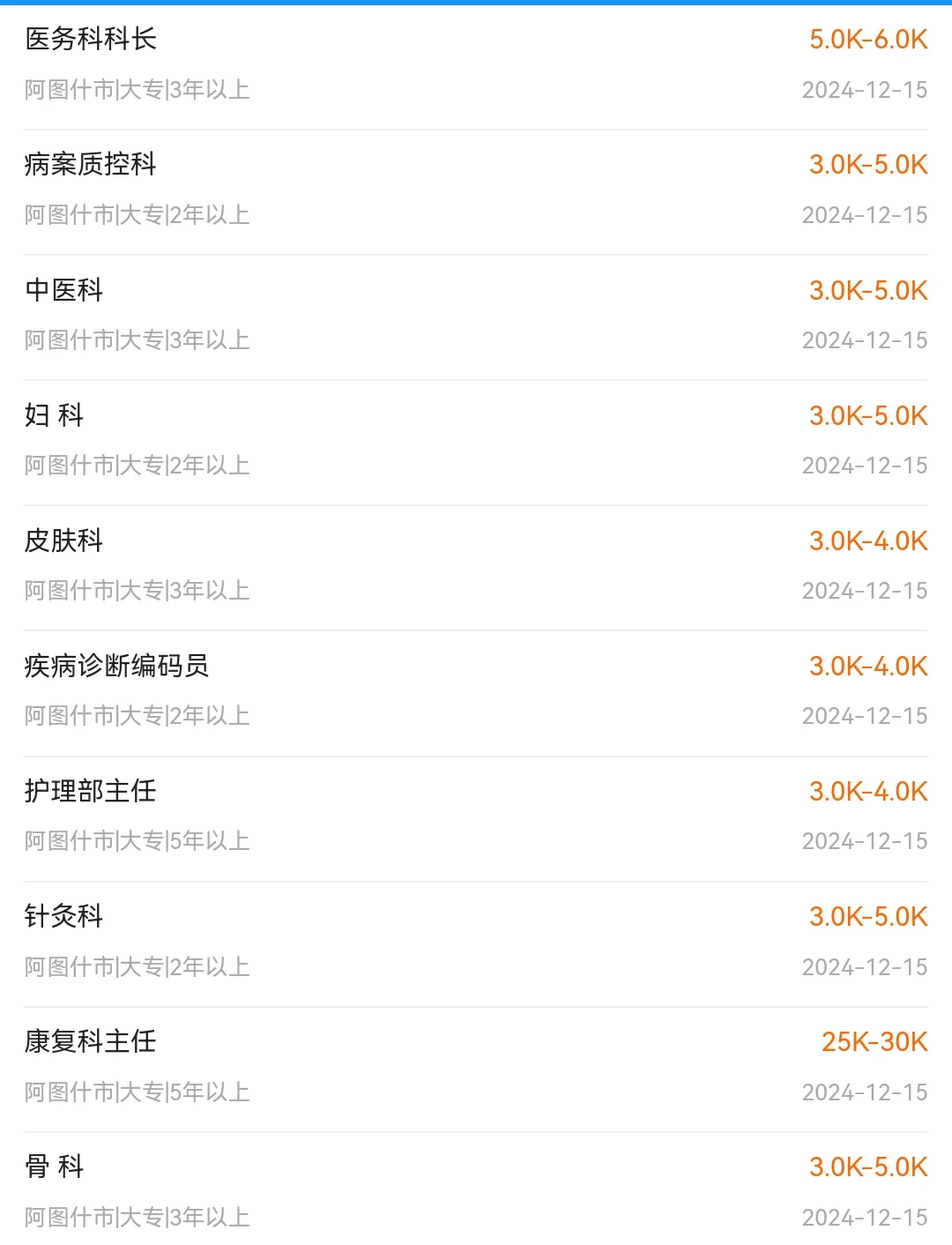 克孜勒苏中医医院招聘60多人啦✨