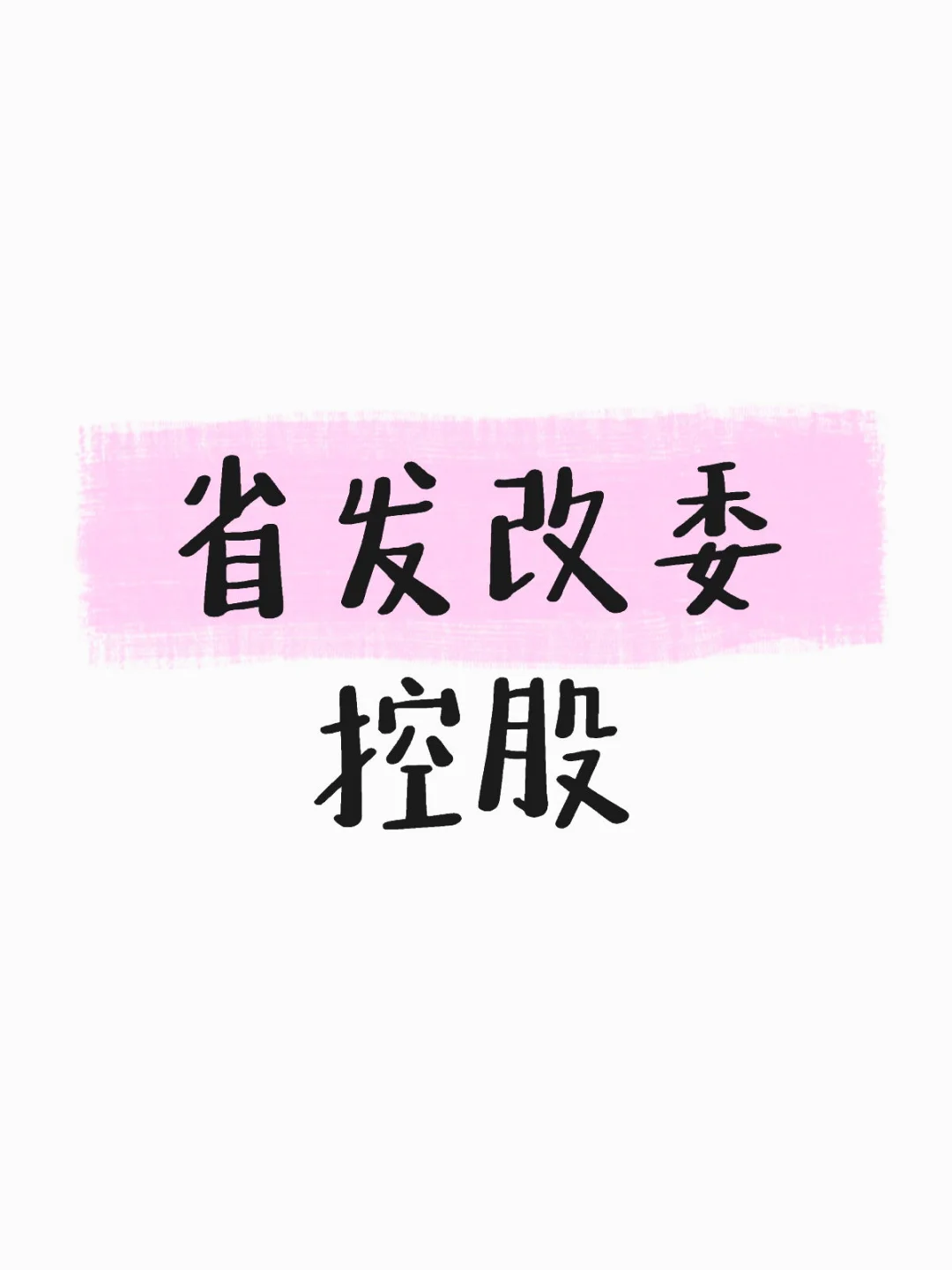 省发改委控股