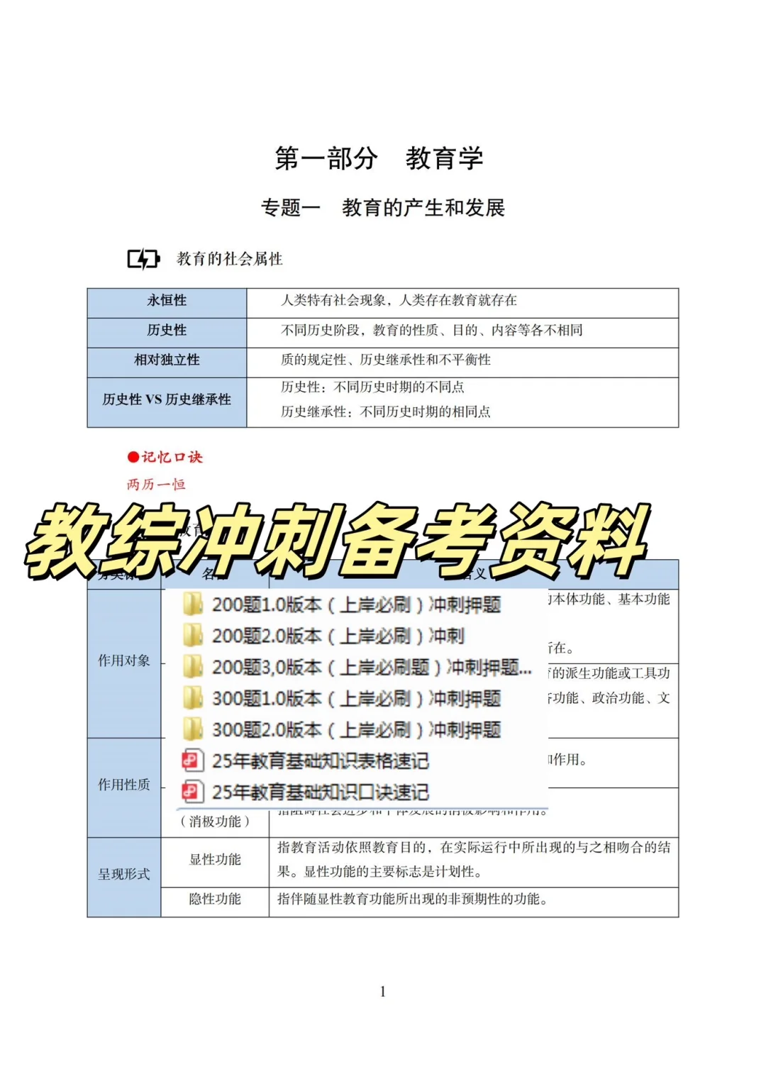 汕尾招聘教师岗72人，备好了教师历年真题