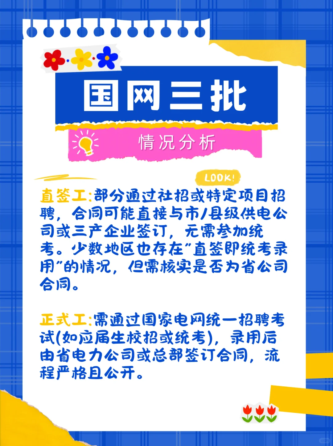 ?国网三批招的是直签工？是什么