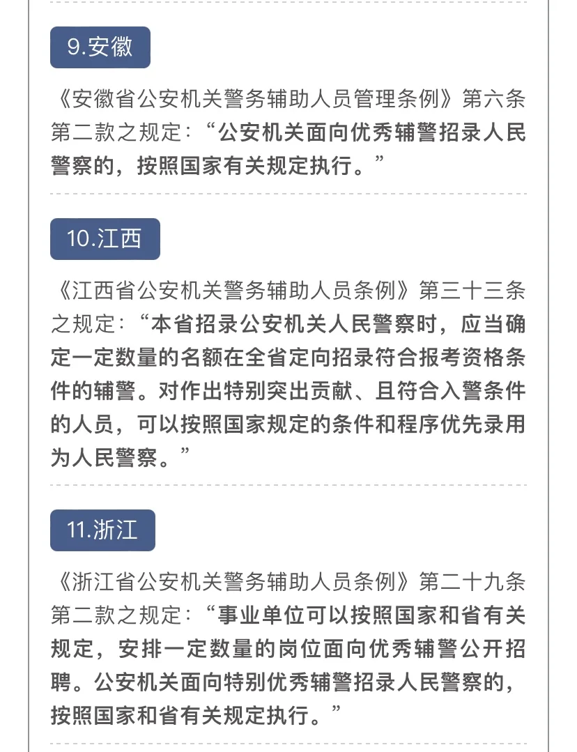 31省份辅警转警察政策来喽