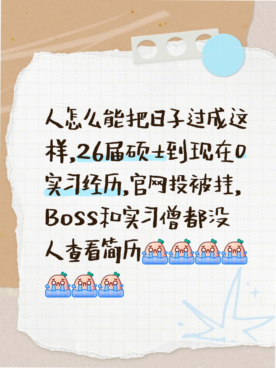 26届0实习秋招可咋整啊，全网就我了吧