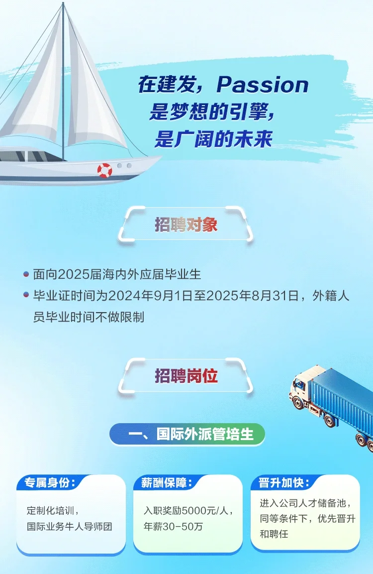 建发股份,国企!25校招!30-50万年薪